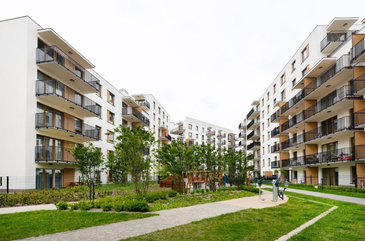 Wola Skwer Happy Apartment Варшава Екстер'єр фото
