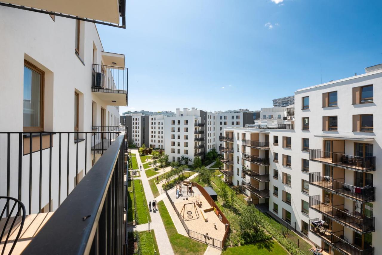 Wola Skwer Happy Apartment Варшава Екстер'єр фото