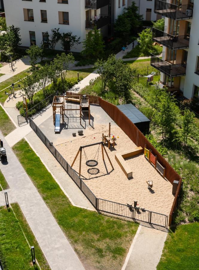 Wola Skwer Happy Apartment Варшава Екстер'єр фото